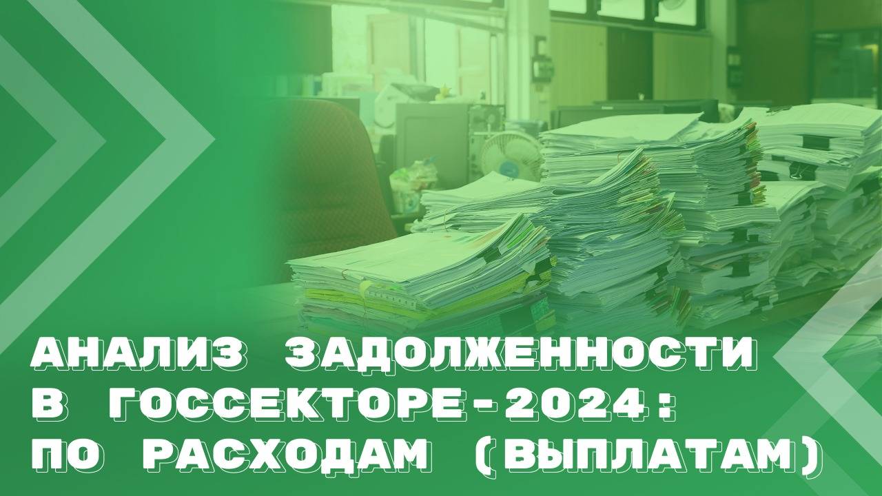 Анализ дебиторской и кредиторской задолженности по расходам (выплатам) в госсекторе смотреть онлайн