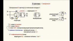 10. Видеоурок 4.10. D-триггеры. Часть 1.