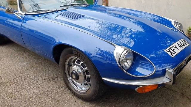 FOR SALE Jaguar E Type V12 Roadster UK CAR смотреть онлайн