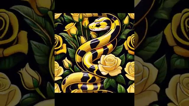 Morph. The Snake In The Roses #photoshop #midjourney #дизайн