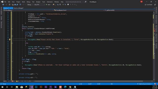 C# Programming For Visual Studio 2019 Bypass iCloud iOS 13.3.1 смотреть онлайн