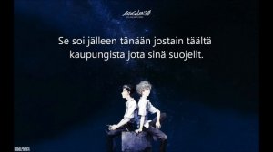 Evangelion 3.33 ending (Sakura Nagashi) [Finnish sub]