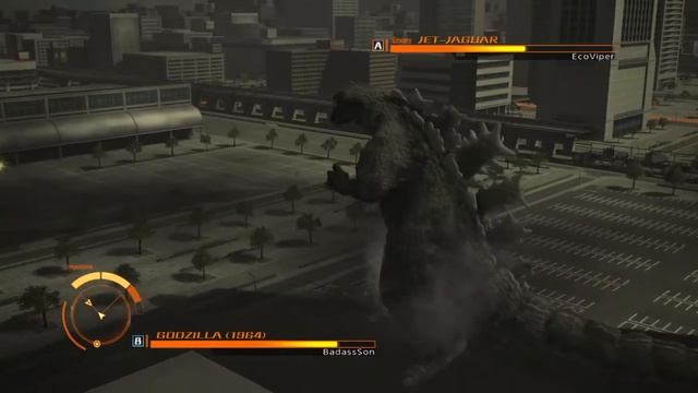 Godzilla: The Game Online Godzilla (1964) vs Jet Jaguar смотреть онлайн