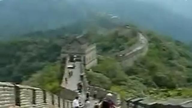 Filming at Mutianyu, Great Wall of China смотреть онлайн