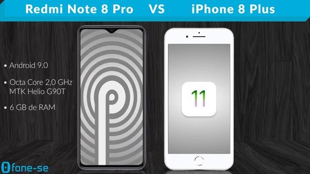 Redmi Note 8 Pro vs iPhone 8 Plus (Comparativo) смотреть онлайн