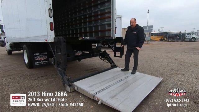 2013 Hino 268A 26ft Box Truck For Sale with Lift Gate | Stock #42150 смотреть онлайн