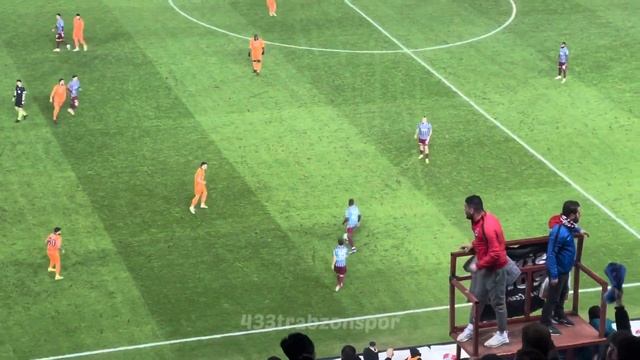 Trabzonspor vs Başakşehir Maç görüntüleri tribün Show 61 dakika смотреть онлайн