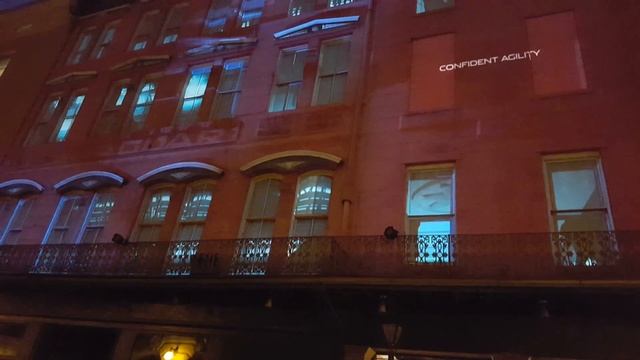New Orleans Jaguar F Pace SUV launch 3D Light show смотреть онлайн