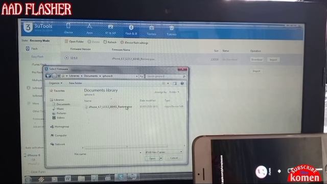 cara mengatasi iphone 6 di nonaktifkan sambungkan iTunes|| via 3utool, done 1000% смотреть онлайн