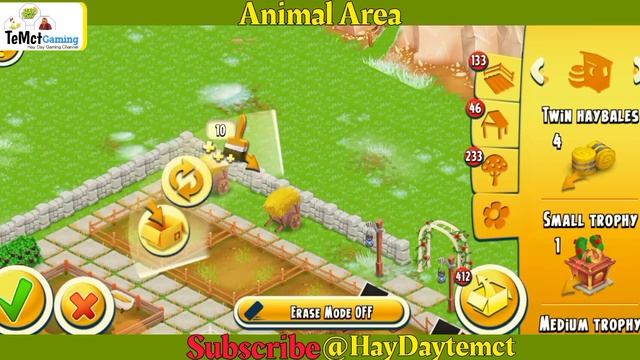 Farm Deco - Hay Day Animals Area🐮🐷🐔 смотреть онлайн