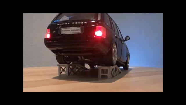 Range Rover Land Rover LED Tuning Diorama 1:18 1/18 1 18 смотреть онлайн