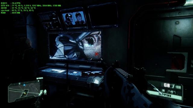 Crysis 3 4670k @ 4 3 + GTX 970 @ 1517 7900 смотреть онлайн