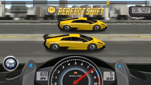 Drag Racing- Level 8 Murcielago LP 670-4 SV // 1/4=7.969 sec смотреть онлайн