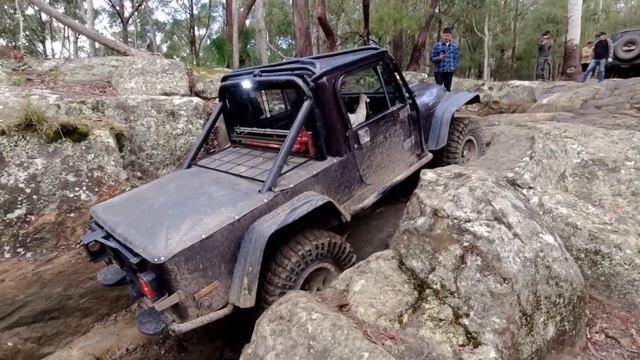 Jeep Scrambler Killing It Off Road @ Cut Rock Watagans смотреть онлайн