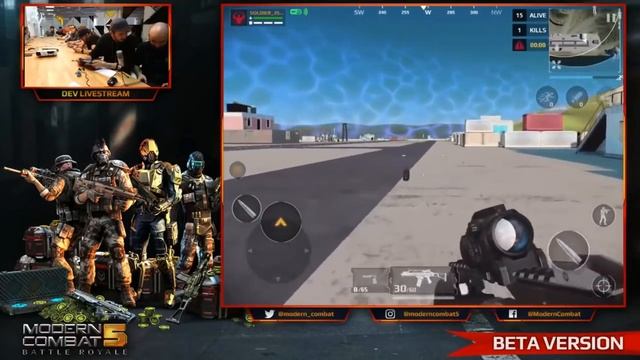 NOVO BATTLE ROYALE PARA ANDROID E IOS NO MODERN COMBAT 5 - PRIMEIRA GAMEPLAY смотреть онлайн