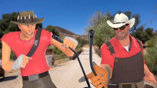 Scout TF2 And Engineer TF2 Sing 