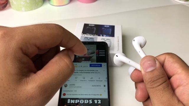 Inpods 12 NO LO CARGUES CON LA CAJITA - Unboxing & Review iNPODS 12 (ALTERNATIVA BARATA AIRPODS) смотреть онлайн