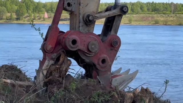 Расчистка прибрежной линии с использованием измельчителя Arjes IMPAKTOR 250 смотреть онлайн
