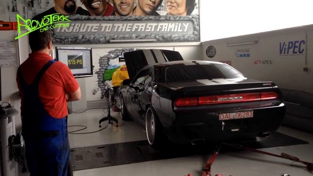 Dodge Challenger SRT8 Supercharger Hemi 6.1 Dyno смотреть онлайн