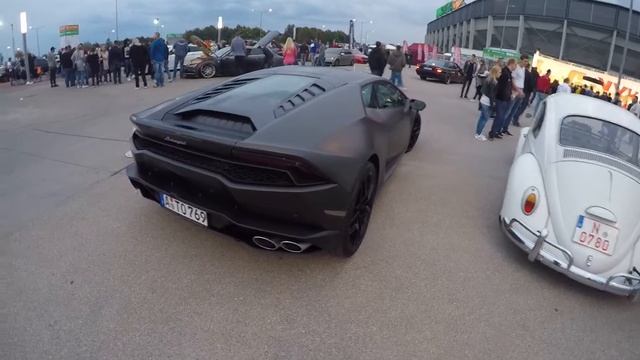LAMBORGHINI HURACAN MATTE BLACK смотреть онлайн