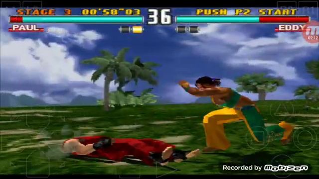 Paul VS Jin tekken 3 game play android phone смотреть онлайн