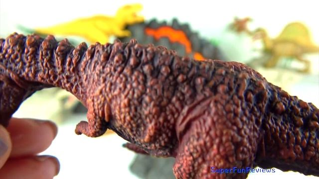 Dinosaurs - Learn About Dinosaurs - What’s In The Box? - T Rex Spinosaurus 🌋 Schleich Volcano Fire!