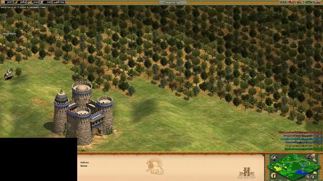 Age Of Empires II - 3v3 - Black Forest - Indians