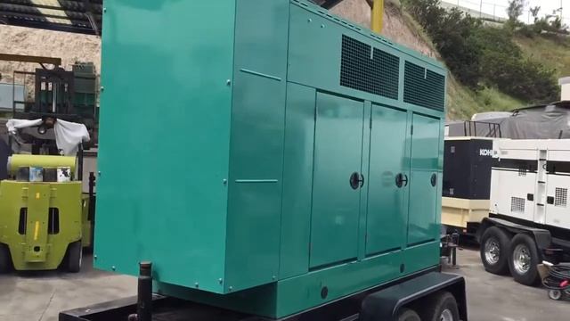 Cummins 100 kW Portable Diesel Generator Set with 227 hours! смотреть онлайн