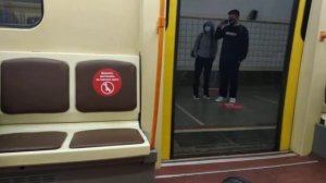 ПАРАД ПОЕЗДОВ НА КОЛЬЦЕВОЙ В ЧЕСТЬ 86 ЛЕТИЯ МОСКОВСКОГО МЕТРОПОЛИТЕНА, вагон типа 81-720/721 Яуза
