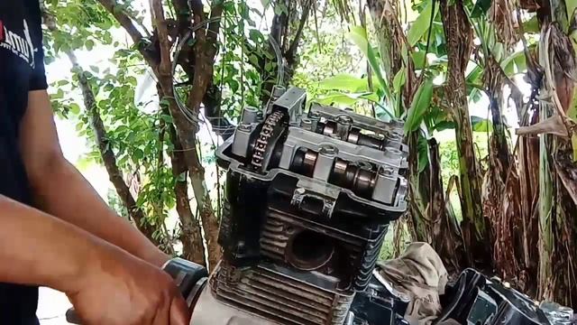Skygo150 convert to 4valve timing chain r150 head and block смотреть онлайн
