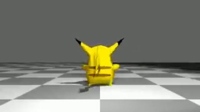 Pikachu 3D model смотреть онлайн