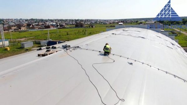 Футбольный манеж за рекордные сроки! 24×54 м в Татарстане | MS Buildings