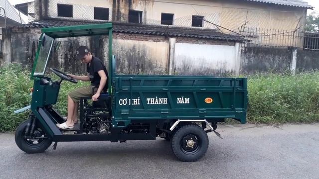 Xe ba bánh, Xe ba gác có ben máy 250cc độ vô lăng mẫu mới nhất. 0968214982. Xe ba bánh Thành Năm смотреть онлайн