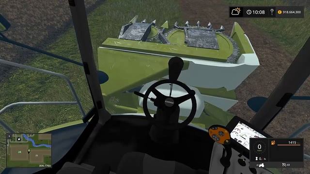 FARMING SIMULATOR 17 #7 test mod CLAAS JAGUAR 870 by fmarco95 смотреть онлайн