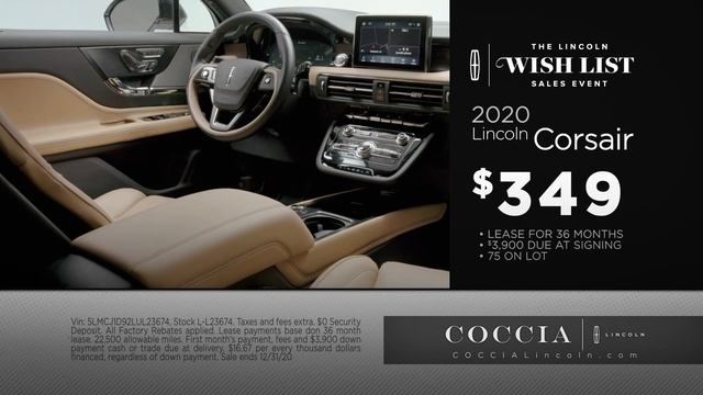 Drive a new 2020 Lincoln Corsair for just $349 per month! смотреть онлайн