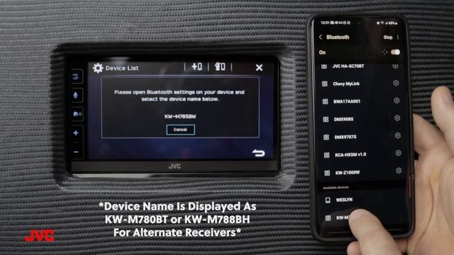 JVC Quick Tip- KW-M785BW, KW-M780BT & KW-M788BH Bluetooth Set-up смотреть онлайн