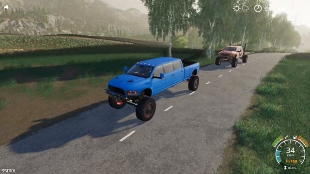 Farming Simulator 2019 mods Dodge Mega Ram смотреть онлайн