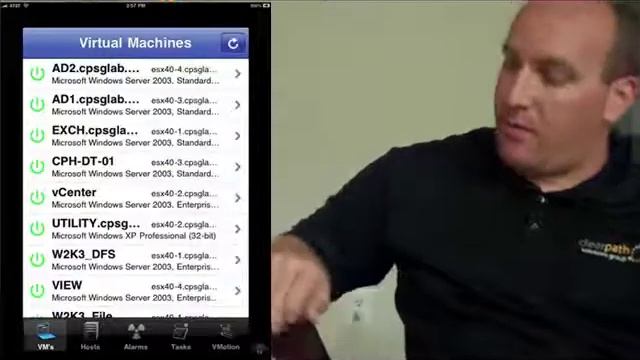 Managing VMware from your iPad смотреть онлайн