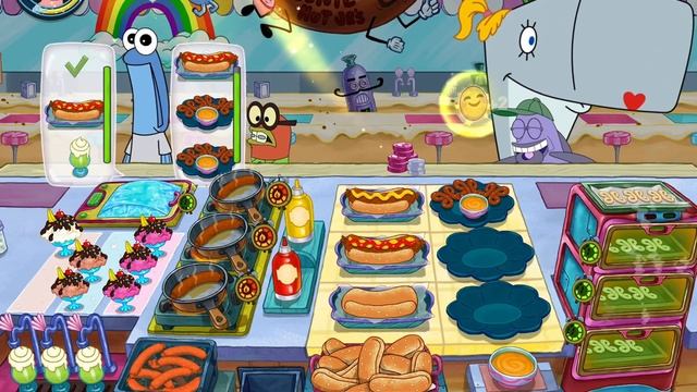 SpongeBob: Krusty Cook-Off - Gameplay Walkthrough - Weenie Hut Jr’s PRO ( IOS, Android) смотреть онлайн