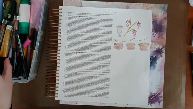 Genesis 40 Illustrating Bible Journaling Process Video смотреть онлайн