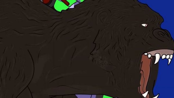 EVA VS KINGKONG with GODZILLA BATTLE