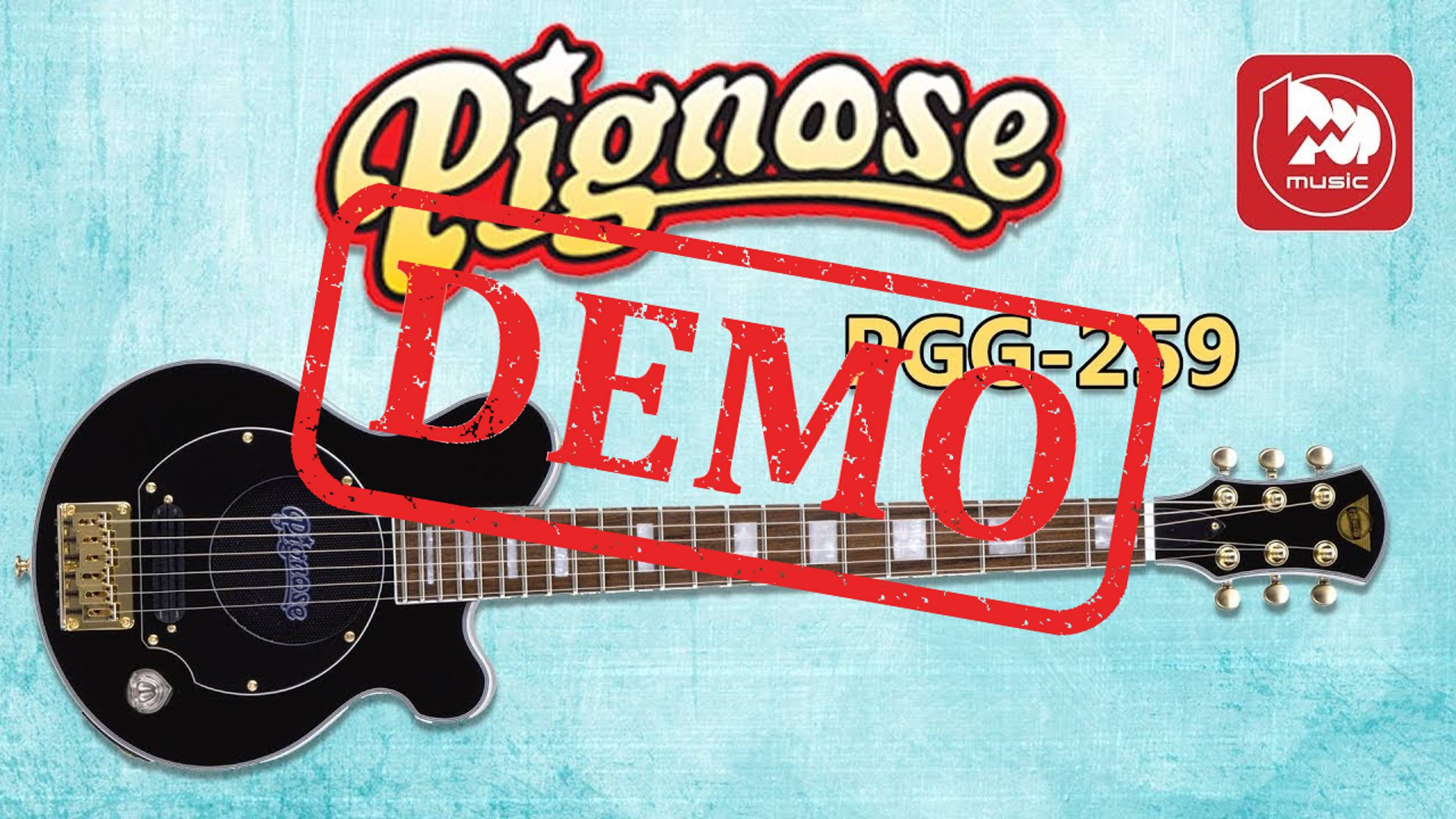 Электрогитара PIGNOSE PGG-259 - демонстрация звучания смотреть онлайн