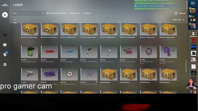 CS:GO CASE UNBOXING 10 000£ PROFIT! (1000 CASES) ft. Lafualm AND Sad monkey!! смотреть онлайн