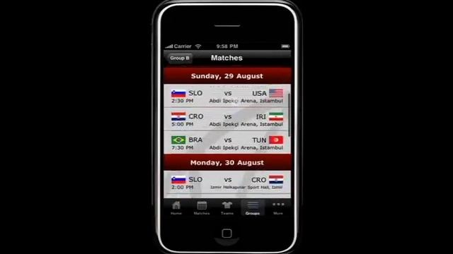TURKEY 2010 BASKETBALL WORLD CHAMPIONSHIP APPLE iPHONE & iPOD TOUCH APP - TR2010 v.1.0 смотреть онлайн