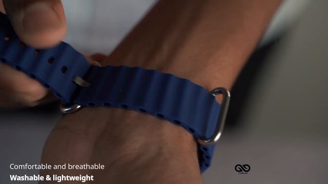 Silicone Ocean Band For Apple Watch 49MM For Series Ultra смотреть онлайн