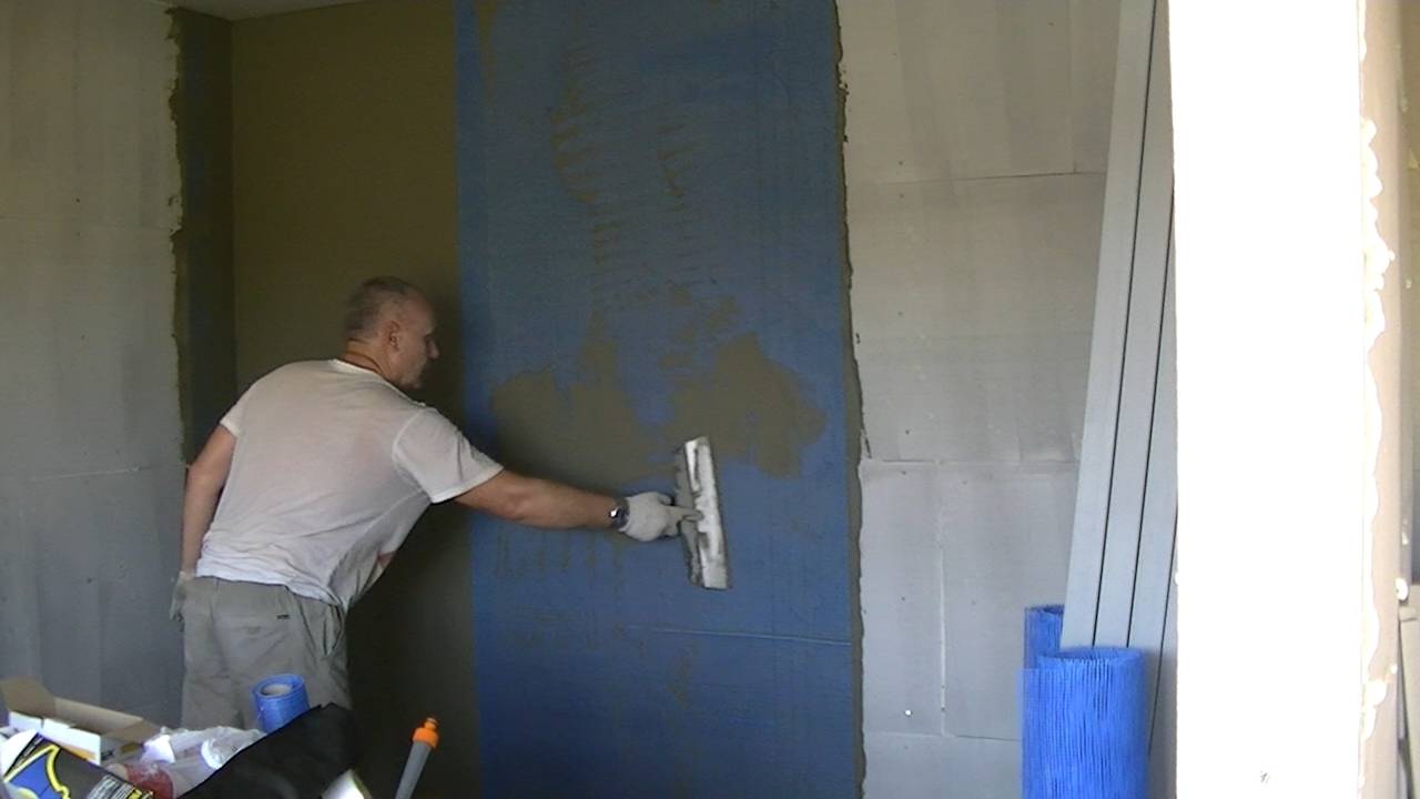 Штукатурка стен по сетке 2