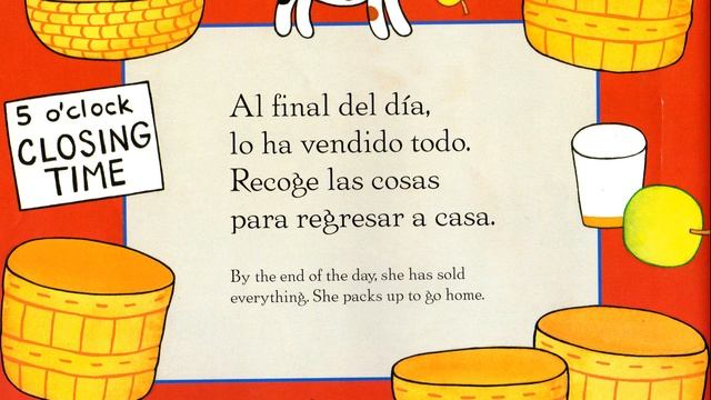 Ana cultiva manzanas BILINGUAL BOOK in Spanish and English смотреть онлайн