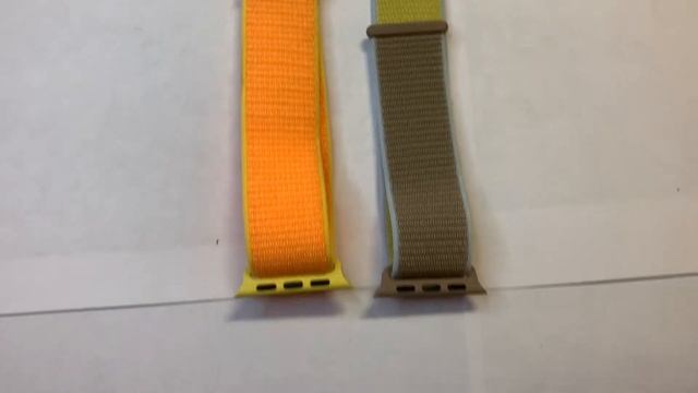 Apple Watch Yellow Sport Loop Bands смотреть онлайн