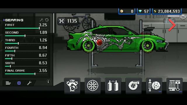 Dodge Charger Hellcat Supercharged | Pixel Car Racer | 270+ Mph смотреть онлайн
