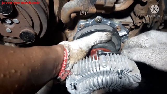 #isuzu4ja1 #waterpump #belt                     How To Changed Water Pump And Belt In Isuzu  4ja1.